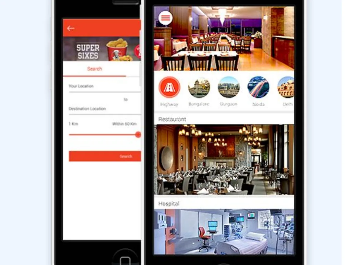 FoodyRam food ordering and restaurant discovery product visual from the supplied portfolio.