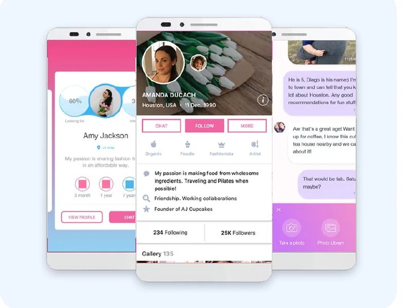 Social Mama project visual from the supplied portfolio.